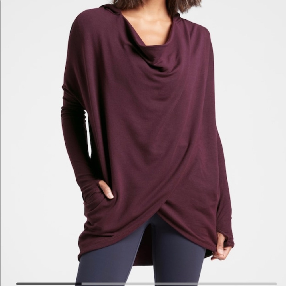 Athleta Purana Wrap sweatshirt